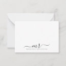 Search for stylish elegant note cards Calligraphy
