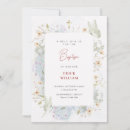 Search for butterfly christening invitations Wildflowers