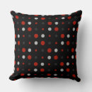 Search for red black gray cushions Dots