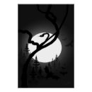 Search for black and white tree posters Moon
