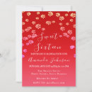 Search for red ombre invitations Floral