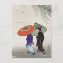 Search for vintage japanese paintings postcards Ohara koson