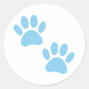 Search for puppy paws stickers Black