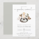 Search for safari gender reveal invitations What will baby be