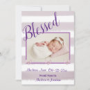 Search for blessed birth announcement cards Baby girl