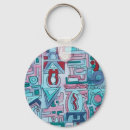 Search for art key rings Geometric