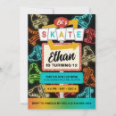 Search for glow skate party invitations Retro