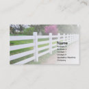 Search for wood fence business cards White