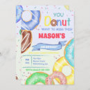 Search for boy doughnut party invitations For kids