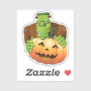 Search for pumpkin character stickers Funny