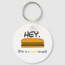 Search for burger and fries key rings Cheeseburger