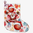 Search for basketball christmas stockings Santa