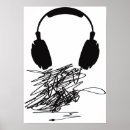 Search for headphone posters Illustration