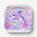 Search for dolphins paper plates Girl