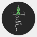 Search for green ribbon awareness stickers End the stigma