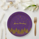 Search for purple christmas plates Gold