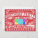 Search for adult fiesta birthday invitations Papel picado