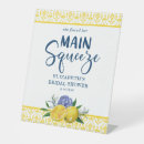 Search for lemon bridal shower welcome signs Watercolor