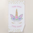 Search for unicorn towels Girl