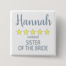 Search for sister of the bride badges Bridal shower