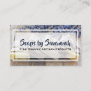 Search for soap business cards Lavender