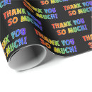 Search for thankful wrapping paper Typography