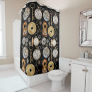 Search for steampunk shower curtains Skeleton keys