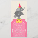 Search for pink circus birthday Elephant