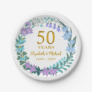 Search for 50th anniversary plates Vow renewal