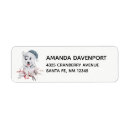 Search for cute puppy return address labels Watercolor