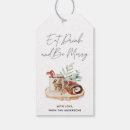 Search for christmas drink gift tags Watercolor