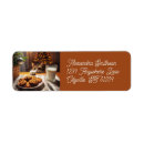 Search for tabby cat return address labels Merry christmas