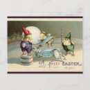 Search for vintage easter chicks postcards Rabbit