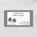 Search for checkered flag business cards Racing