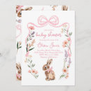 Search for easter bunny baby shower invitations Bow
