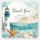Search for nautical thank you stickers Lighthouse