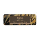 Search for gold feather return address labels Elegant