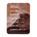 Search for sacrifice magnets Christian