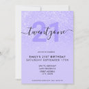 Search for purple glitter invitations Script