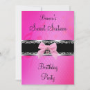 Search for black silver zebra invitations Girly