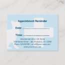 Search for veterinary clinic appointment cards Pet