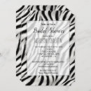 Search for zebra print party invitations Animal