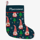Search for gnome christmas stockings Snowflake