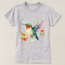 Search for hummingbird womens tshirts Tropical