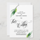 Search for green wedding invitations Calligraphy