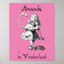 Search for vintage flamingo art Alice in wonderland