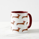 Search for dachshund christmas mugs Pattern