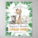 Search for wild one welcome signs 1st birthday
