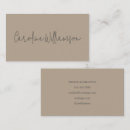 Search for tan business cards Minimalist