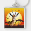 Search for gazelles key rings Antelope
